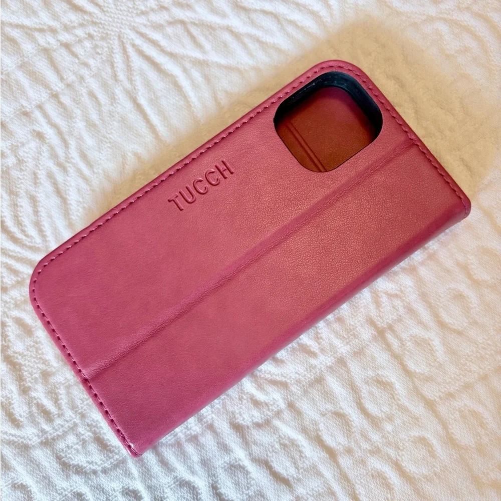 TUCCH Pink Wallet Phone Case NWOT